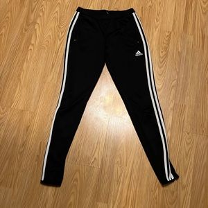Adidas climacool joggers black with white stripe